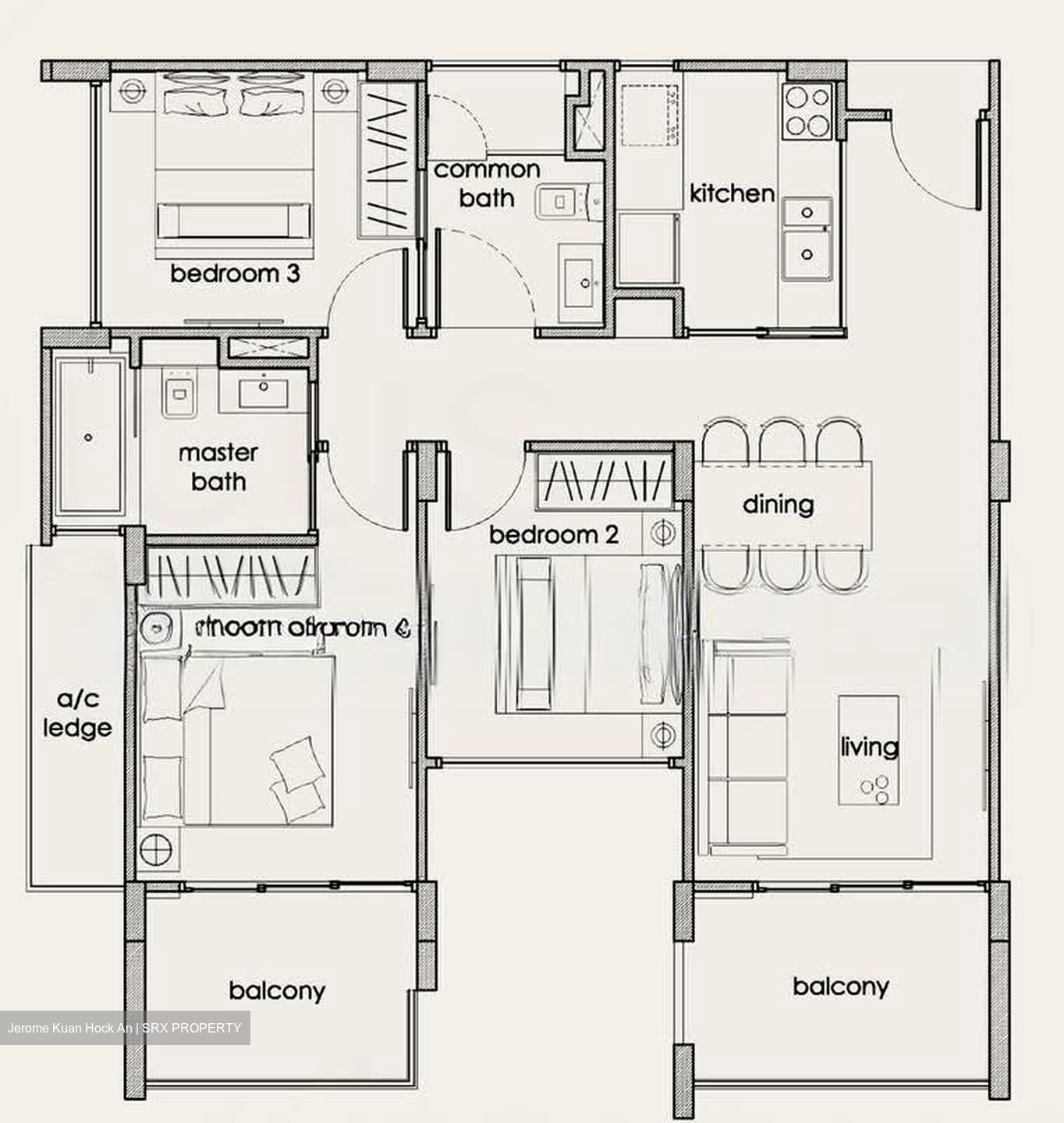 Three 11 (D20), Apartment #576523471